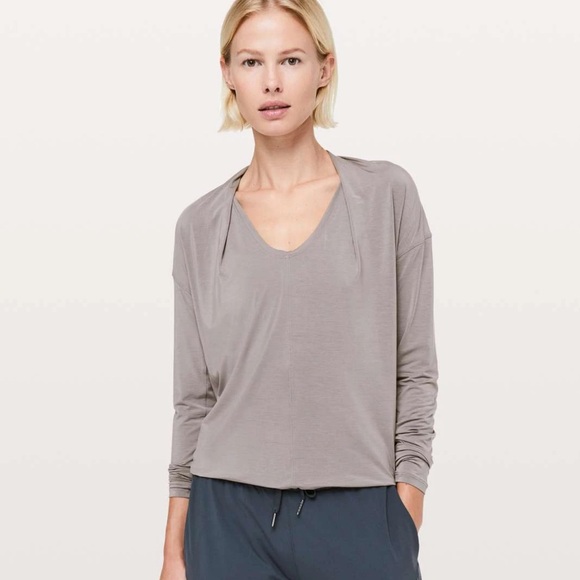 lululemon athletica Tops - Lululemon Deep Stretch Long Sleeve - Lunar Rock